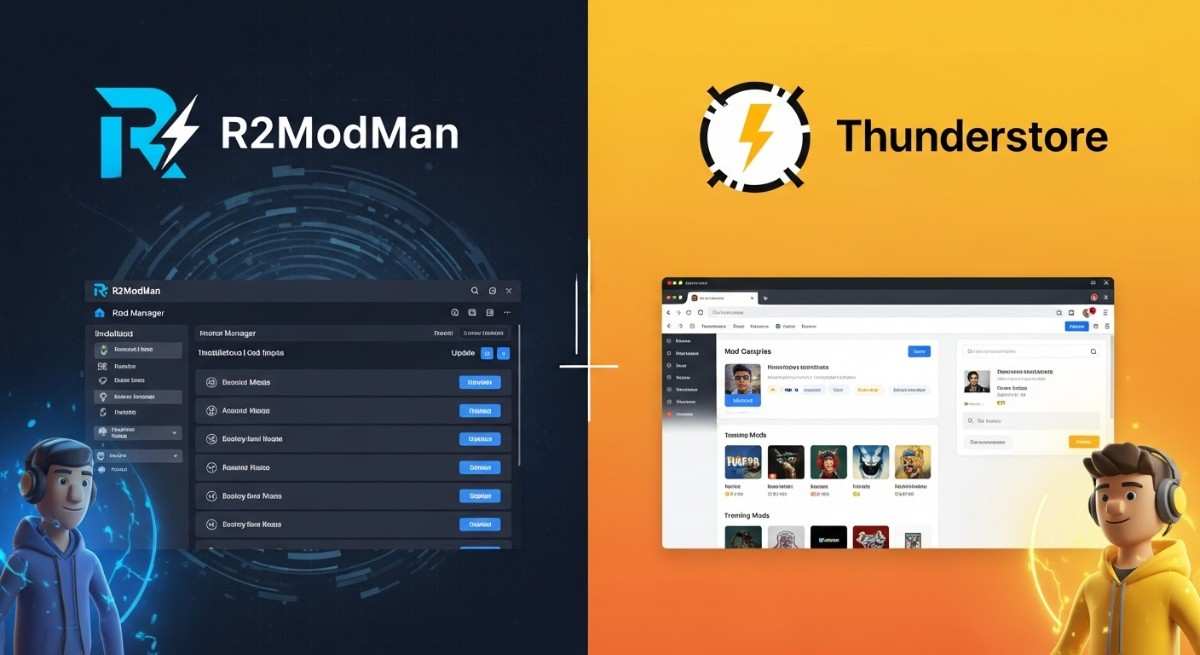 R2ModMan vs Thunderstore